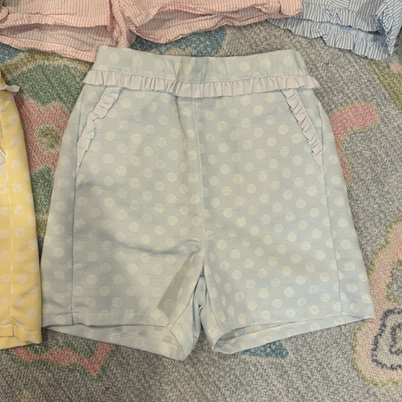 Beautiful blue/white Bella Bliss shorts. NWT. Size 10. Detailing is incredible. - Picture 1 of 4